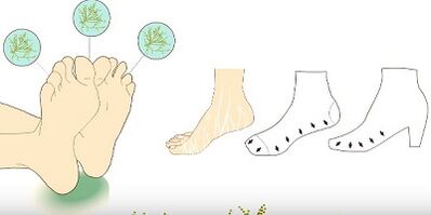 Preventing the appearance of fungi on the fingers
